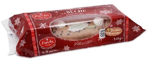 BUCHE PATISSIERE CARAMEL 350GRX6 FORCHY