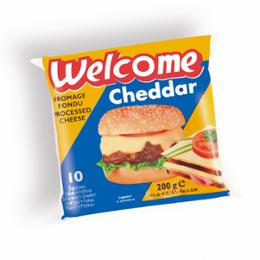 CHEDDAR SLICE 200G X22