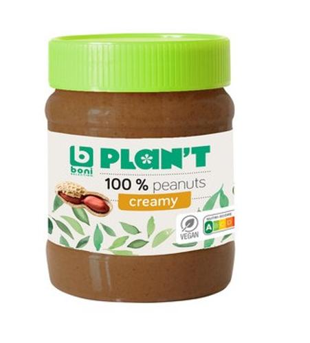 BEURRE CACAHUETE 100% CREAMY 350G PEANUT